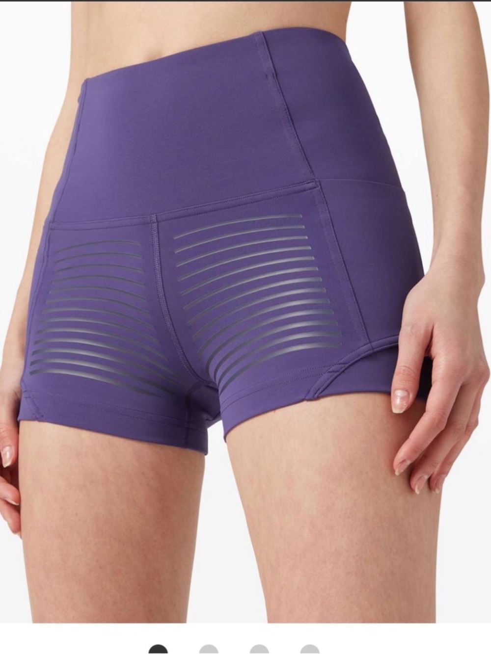 Lululemon Purple High Rise Shorts Size 6 EUC